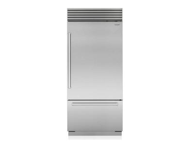 36" SubZero Classic Over-and-Under Refrigerator with Internal Dispenser - CL3650UID/S/P/L