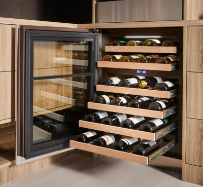 24" SubZero Designer Right Hinge Undercounter Wine Storage - DEU2450W/R