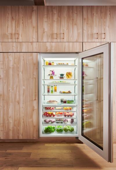 36" SubZero 22.9 Cu. Ft. Classic Refrigerator with Glass Door - CL3650RG/S/P/L