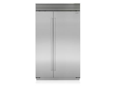 48" SubZero Classic Side-by-Side Refrigerator With Pro Handle - CL4850S/S/P
