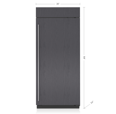 36" SubZero 22.8 Cu. Ft. Classic Refrigerator with Internal Dispenser in Panel Ready - CL3650RID/O/R