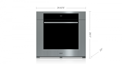 30" Wolf 5.1 Cu. Ft. M Series Transitional Built-In Single Wall Oven - SO3050TM/S/T