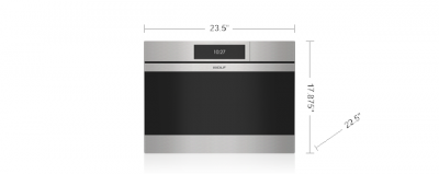 24" Wolf M Series Contemporary Handleless Convection Steam Oven in Stainless Steel -  CSO2450CM/S