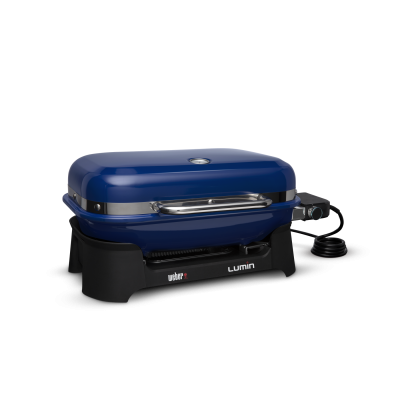 26" Weber Portable Electric Grill in Deep Ocean Blue -  92300901