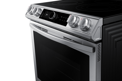 Samsung 6.3 Cu. Ft. Dual Fuel Range with True Convection and Air Fry in  Stainless Steel