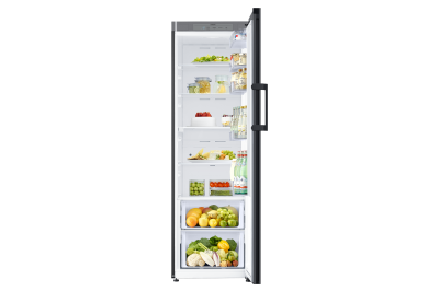 24" Samsung 14 Cu. Ft. Bespoke 1-door Column Refrigerator With Grey Matte Glass Panel - F-RR14T7414A31