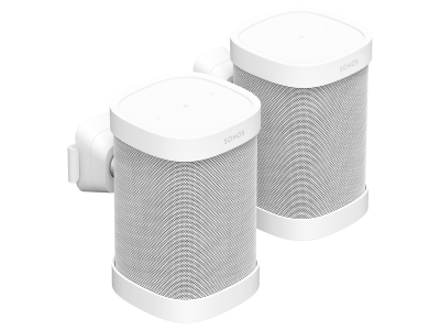 Sonos Wall Mount For Sonos One in White - Sonos One Wall Mount (Pair) (W)