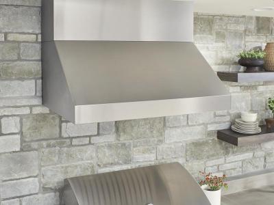 48" Zephyr Cypress Outdoor  Wall Range Hood in Stainless Steel - AK7848CS