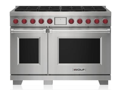 48" Wolf 7.8 Cu. Ft. Dual Fuel Range with 8 Burners - DF48850/S/P