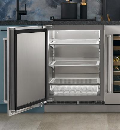 24" SubZero 5.4 Cu. Ft. Outdoor Left-Hinge Undercounter Refrigerator in Panel Ready - DEU2450RO/L