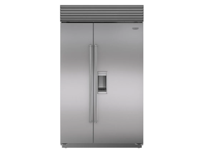 48" SubZero 28.4 Cu. Ft. Classic Built-in Side-by-Side Refrigerator Freezer with Dispenser and Pro Handle - CL4850SD/S/P