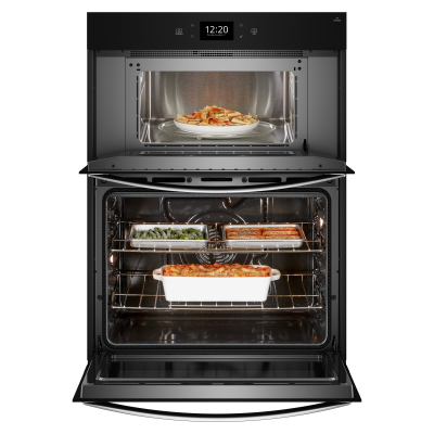 30" Whirlpool 4.3 Cu. Ft.  Combo Wall Microwave Oven with Air Fry Stainless Steel - WOEC7027PZ