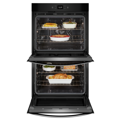 27" Whirlpool 8.6 Cu. Ft. Double Wall Oven with Air Fry in Stainless Steel - WOED5027LZ