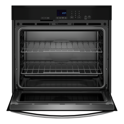 30" Whirlpool 5.0 Cu. Ft. Single Self-Cleaning Wall Oven in Stainless Steel - WOES3030LS