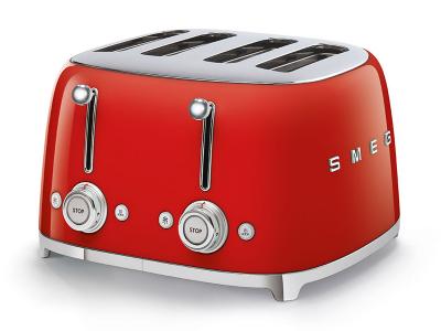 SMEG 50's Retro Style 4x4 Slice Toaster - TSF03RDUS