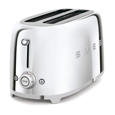SMEG 50's Retro Style Aesthetic 4x2 Slice Toaster - TSF02SSUS