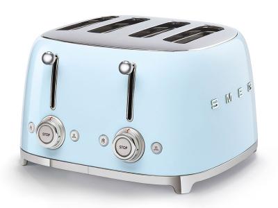 SMEG 50's Retro Style 4x4 Slice Toaster - TSF03PBUS