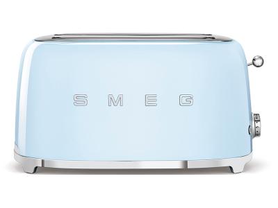 SMEG 50's Retro Style Aesthetic 4x2 Slice Toaster - TSF02PBUS