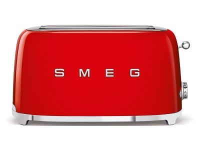 SMEG 50's Retro Style Aesthetic 4x2 Slice Toaster - TSF02RDUS