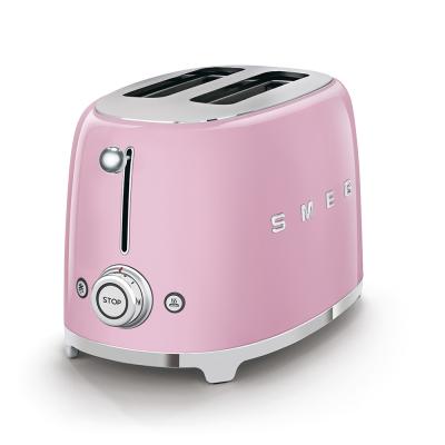 SMEG 50's Retro Style Aesthetic 2x2 Slice Toaster - TSF01PKUS