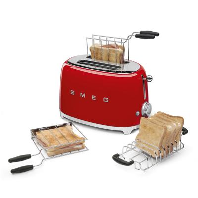 SMEG 50's Retro Style Aesthetic 2x2 Slice Toaster - TSF01RDUS