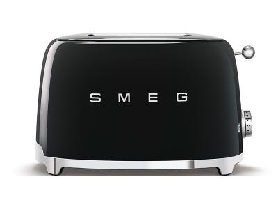 SMEG 50's Retro Style Aesthetic 2x2 Slice Toaster - TSF01BLUS