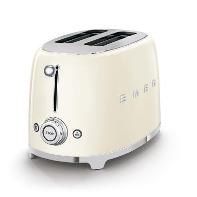 SMEG 50's Retro Style Aesthetic 2x2 Slice Toaster - TSF01CRUS