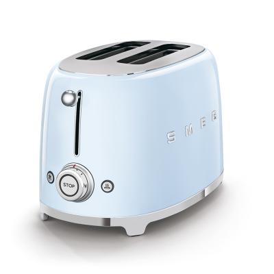 SMEG 50's Retro Style Aesthetic 2x2 Slice Toaster - TSF01PBUS