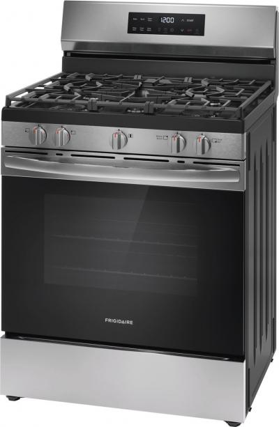 30" Frigidaire 5.1 Cu. Ft. Gas Range with Quick Boil - FCRG3062AS