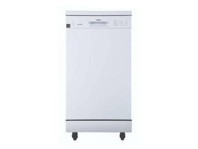 18" Danby Portable Dishwasher with 4 Wash Cycles, Quick Wash in White - DDW1805EWP