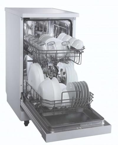 18" Danby Portable Dishwasher with 4 Wash Cycles, Quick Wash in White - DDW1805EWP