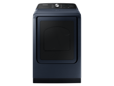 27" Samsung 7.4 Cu. Ft. Smart Electric Dryer with Pet Care Dry in Navy - DVE54CG7155DAC