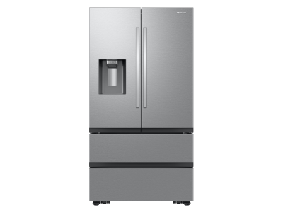 36" Samsung 4-Door French Door Refrigerator with External Ice and Water Dispenser and Dual Auto Ice Maker in freezer - RF31CG7400SRAA