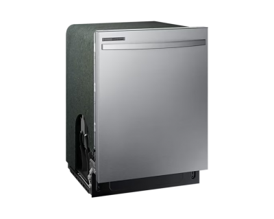 24" Samsung 53 dBA Fingerprint Resistant Dishwasher with Adjustable Rack - DW80CG4021SRAA