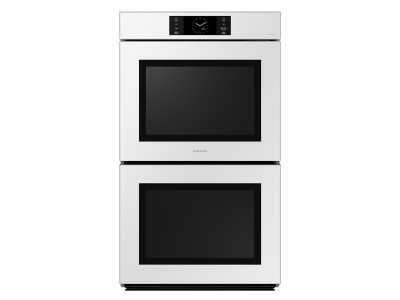 30" Samsung 10.2 Cu. Ft. Bespoke 7 Series Double Wall Oven in White - NV51CB700D12AA