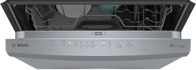 24" Bosch 300 Series 46 dBA Dishwasher with Standard 3rd Rack in Stainless Steel - SHS53CD5N