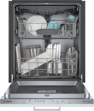 24" Bosch 300 Series 46 dBA Full Integrated Dishwasher in Custom Panel - SHV53CM3N