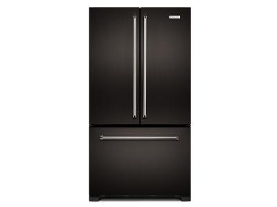 36" KitchenAid 22 Cu. Ft. Counter Depth French Door Refrigerator With Interior Dispense - KRFC302EBS