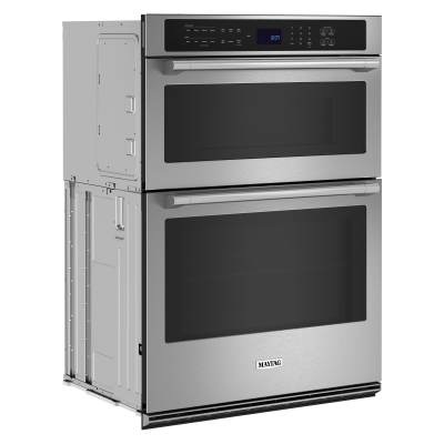 30" Maytag 6.4 Cu. Ft. Wall Oven Microwave Combo with Air Fry and Basket in FingerPrint Resistant Stainless Steel - MOEC6030LZ