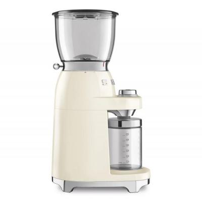 SMEG 50's Style Coffee Grinder In Cream - CGF01CRUS