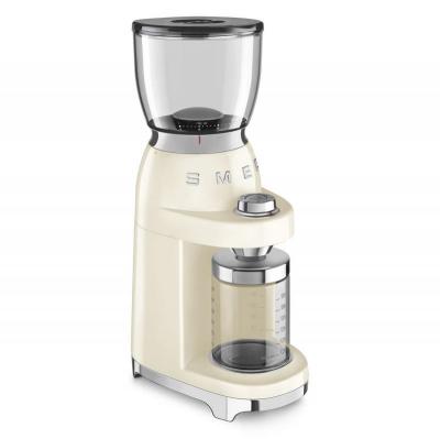 SMEG 50's Style Coffee Grinder In Cream - CGF01CRUS