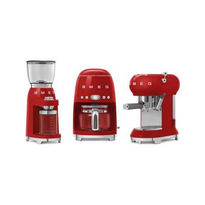 SMEG 50's Style Coffee Grinder In Red - CGF01RDUS