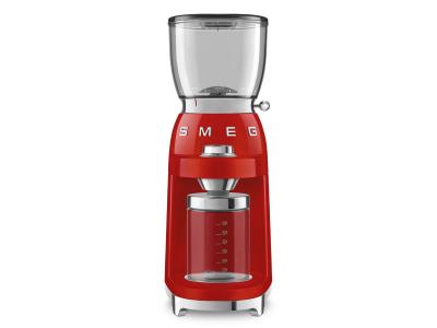 SMEG 50's Style Coffee Grinder In Red - CGF01RDUS