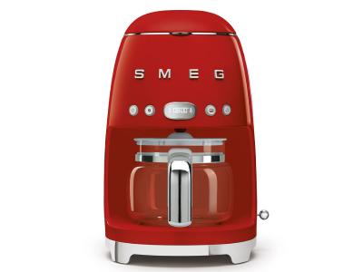 SMEG 50's Style Filter Coffee Machine In Red - DCF02RDUS