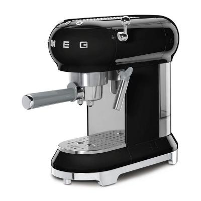 SMEG 50's Style Espresso Manual Coffee Machine In Black - ECF01BLUS