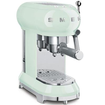 SMEG 50's Style Espresso Manual Coffee Machine In Pastel Green - ECF01PGUS