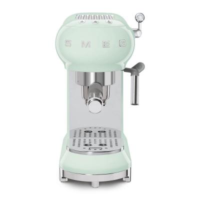 SMEG 50's Style Espresso Manual Coffee Machine In Pastel Green - ECF01PGUS