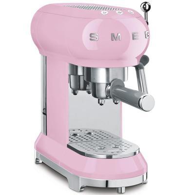 SMEG 50's Style Espresso Manual Coffee Machine In Pink - ECF01PKUS