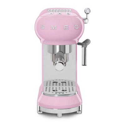 SMEG 50's Style Espresso Manual Coffee Machine In Pink - ECF01PKUS