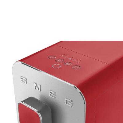 SMEG 50's Style Espresso Automatic Coffee Machine In Red - BCC01RDMUS